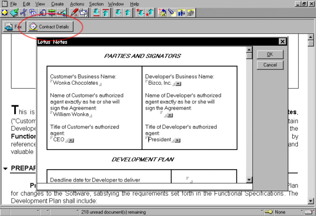 Contract Specifics